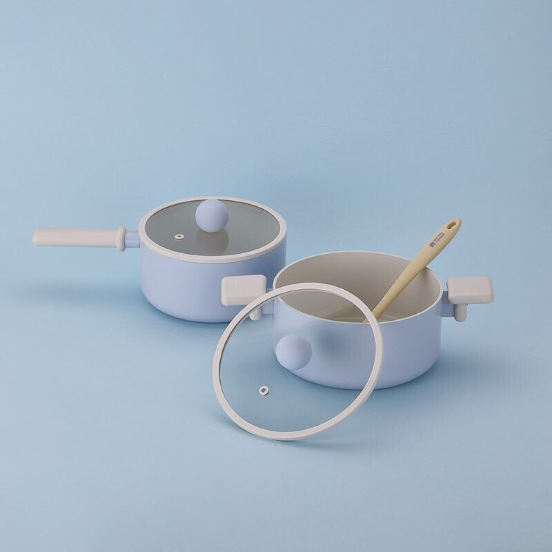 (주)네오플램,네오플램 소이 인덕션 냄비 2종세트(18편수+20양수)